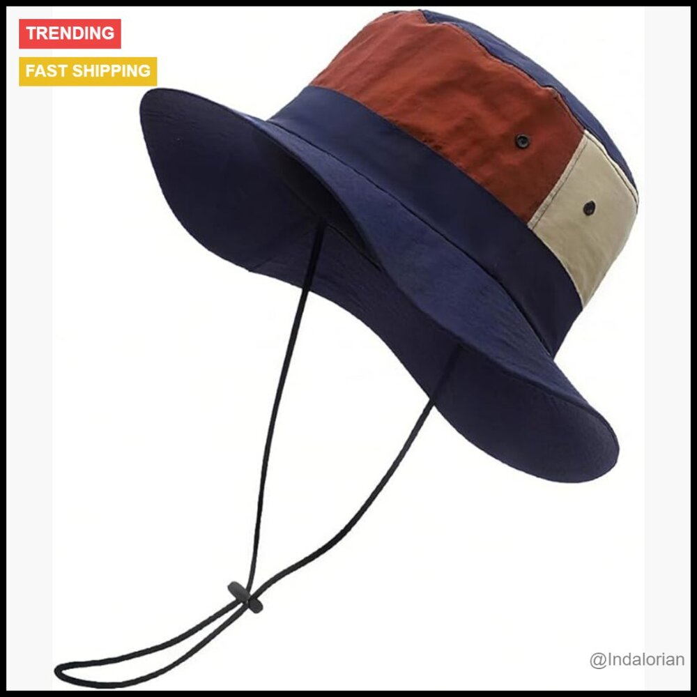 Waterproof Quick Dry Bucket Hat Adjustable Upf 50… - image 1
